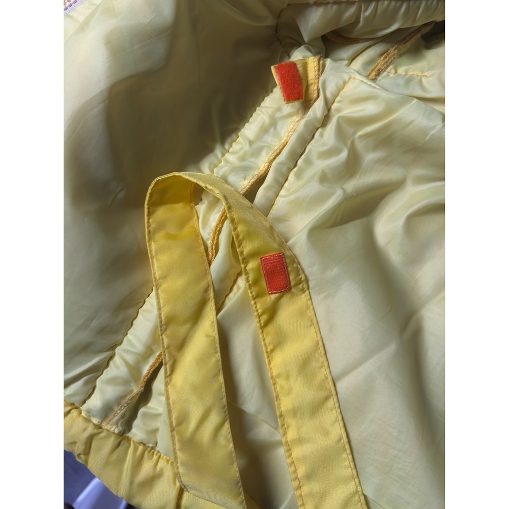 Almarin Canada PFD Flotation Jacket Yellow Nautical Safety Coat Whistle L Vntg - Picture 10 of 15
